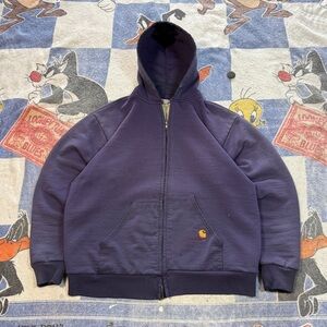 Vintage carhartt thermal lined sweatshirt